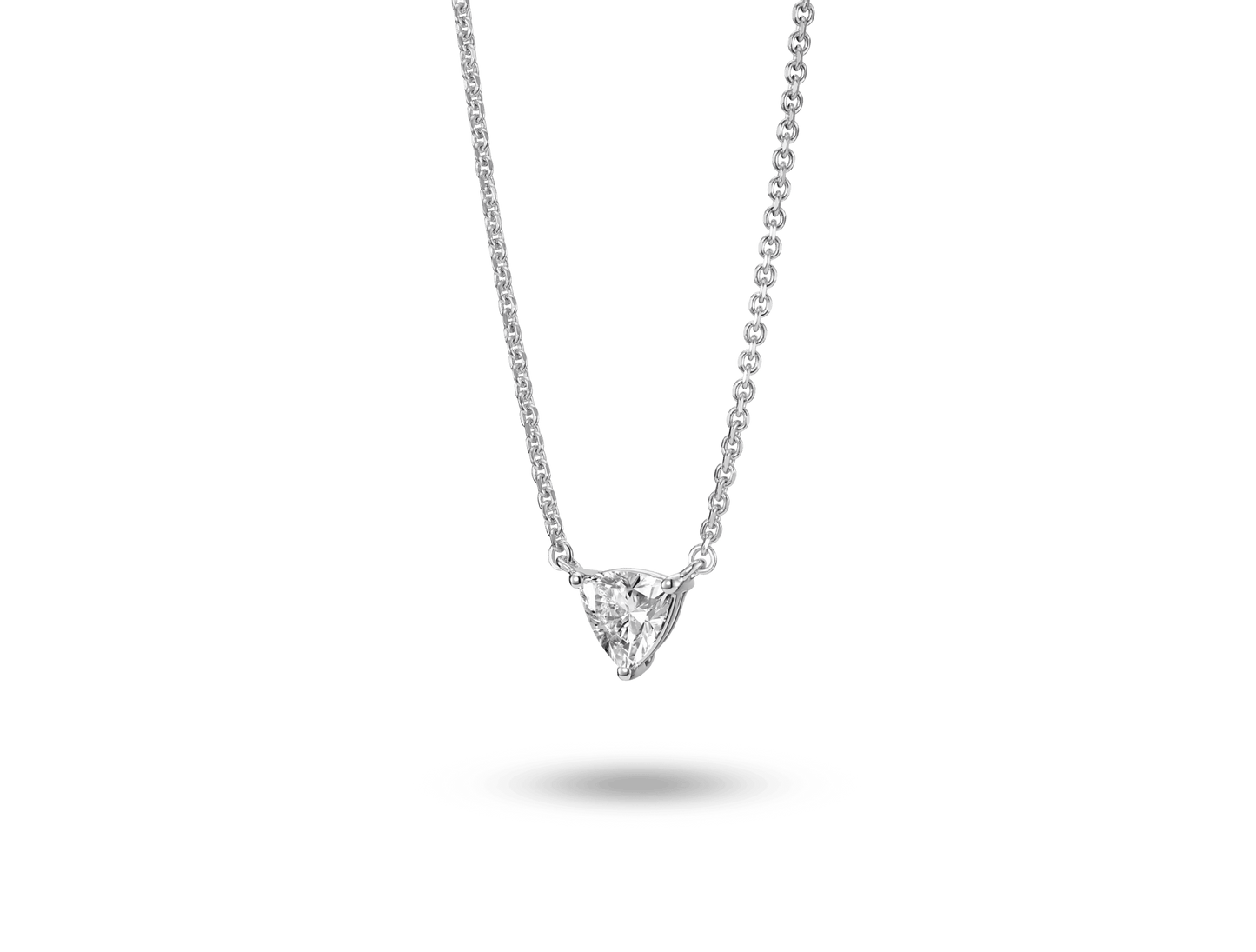 Lab-Grown Diamond ¼ct. Mini Trillion Pendant | White