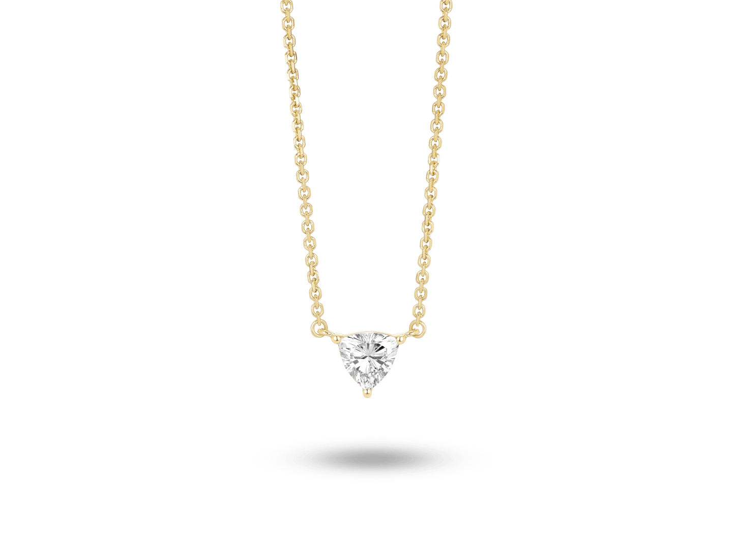 Lab-Grown Diamond ¼ct. Mini Trillion Pendant | White