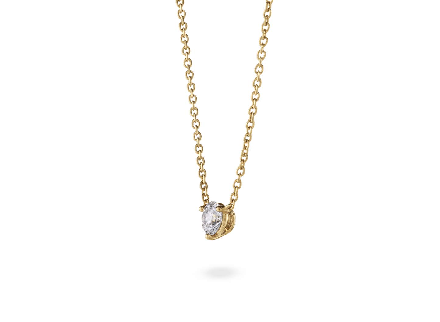 Lab-Grown Diamond ½ct. Round Brilliant Solitaire Pendant | White