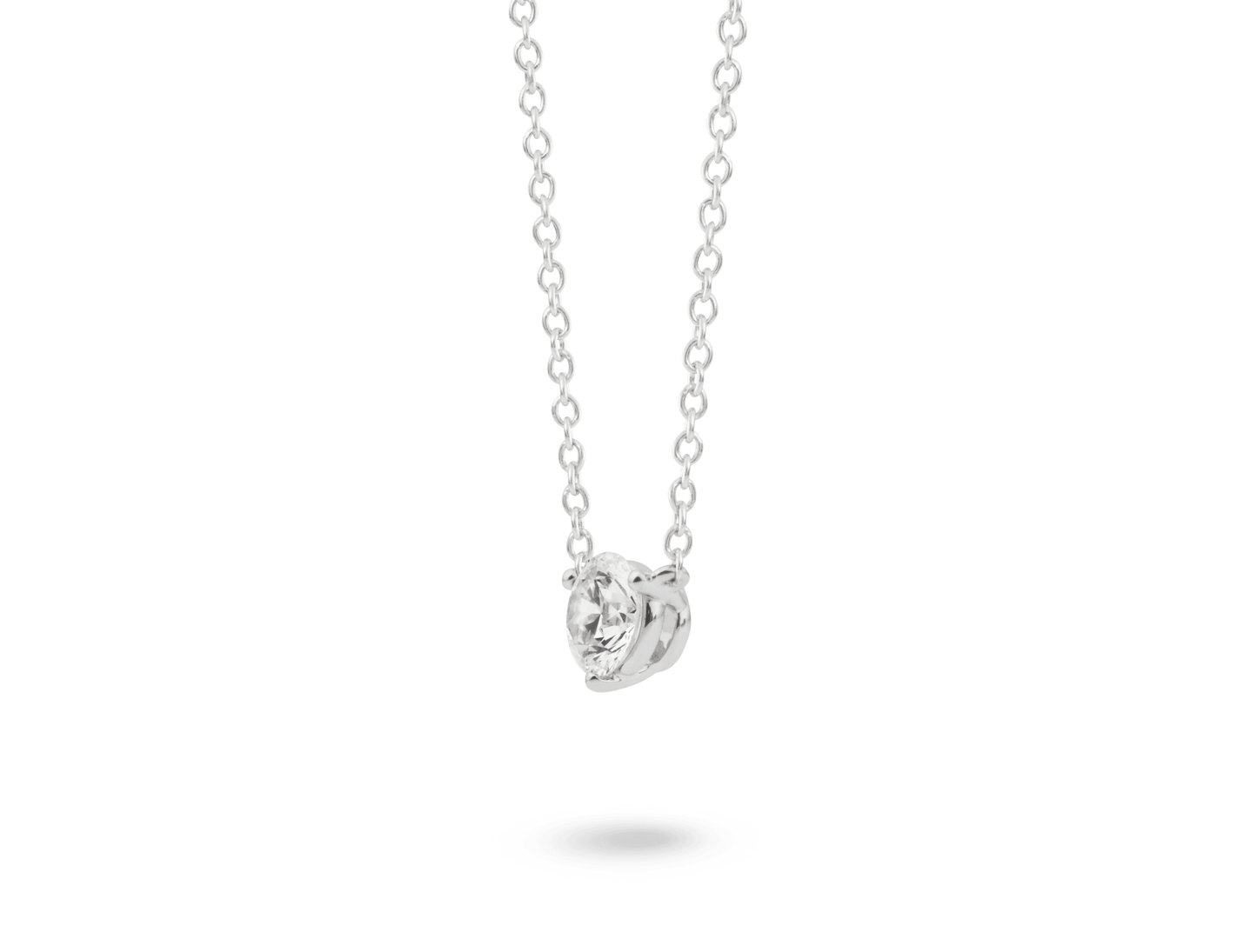 Lab-Grown Diamond ½ct. Round Brilliant Solitaire Pendant | White