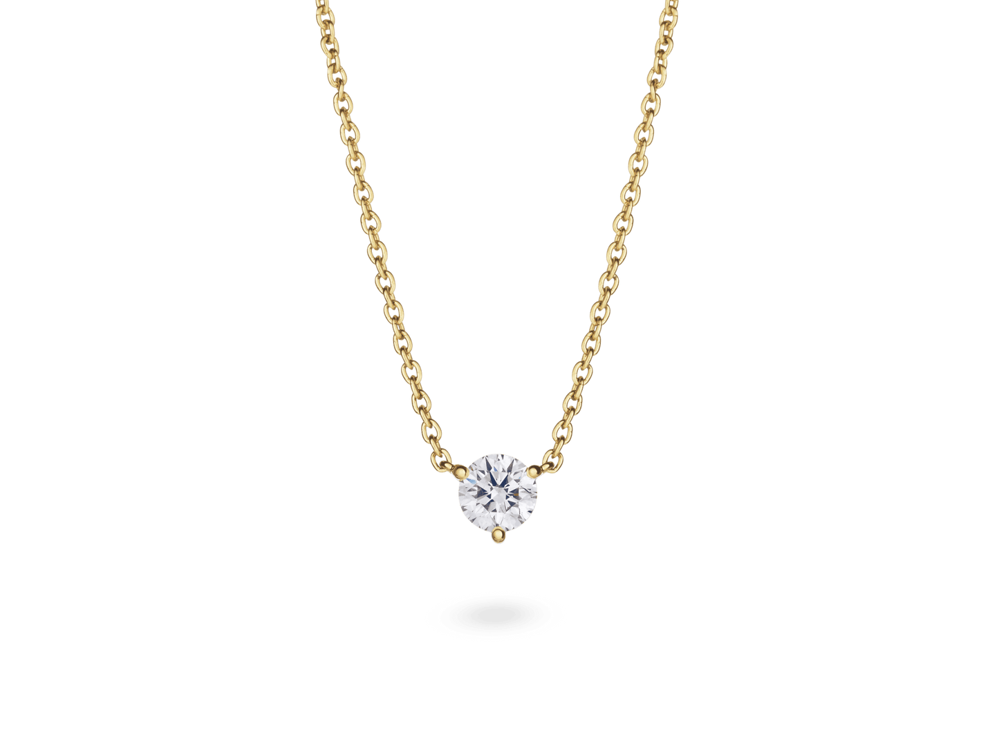 Lab-Grown Diamond ½ct. Round Brilliant Solitaire Pendant | White