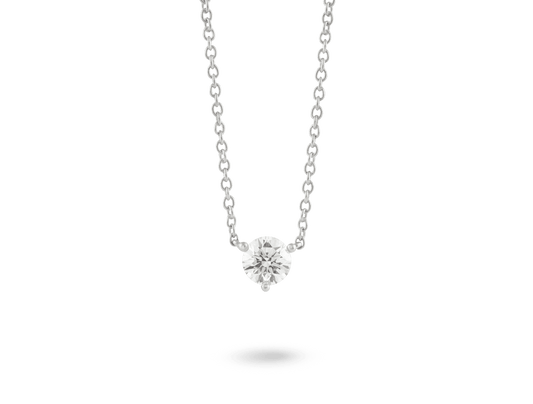 Lab-Grown Diamond ½ct. Round Brilliant Solitaire Pendant | White